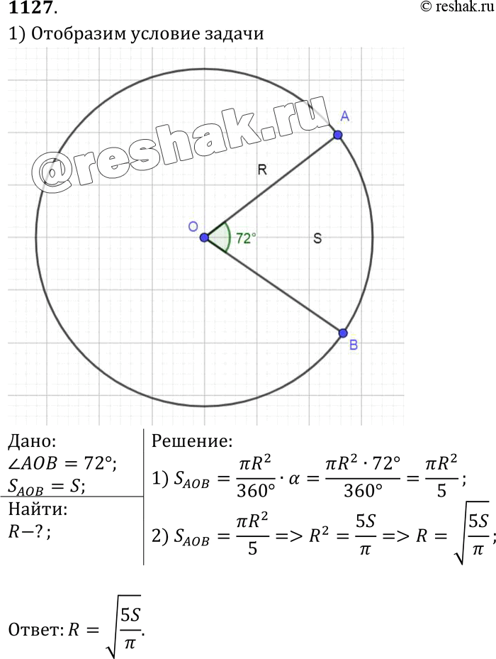 Изображение №1127 ГДЗ Атанасян 7-9 класс по геометрии